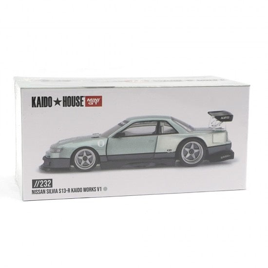 Load image into Gallery viewer, NISSAN SILVIA S13-R KAIDO WORKS V1 1991 MINI GT 1:64
