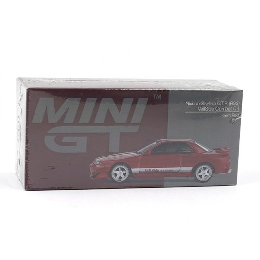 Nissan Skyline GT-R (R32) VeilSide Combat C-I Gem Red (RHD) MINI GT 1:64