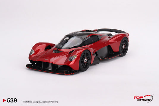 Aston MARTIN VALKYRIE HYPER Red TOP SPEED 1:18
