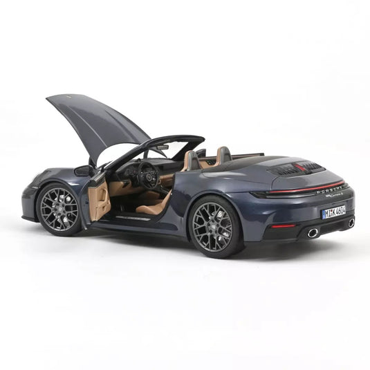 PORSCHE 911 CARRERA CABRIOLET 2025 BLUE NOREV 1:18