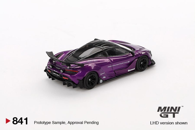 Load image into Gallery viewer, McLaren 720S LB WORKS PURPLE 2020 (LHD) MINI GT 1:64
