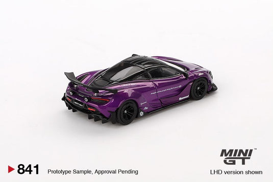 McLaren 720S LB WORKS PURPLE 2020 (LHD) MINI GT 1:64