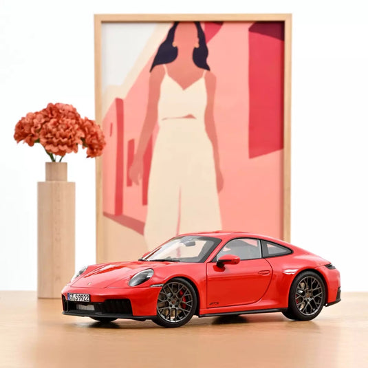 PORSCHE 911 CARRERA 2025 ROUGE NOREV 1:18