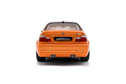 Bmw E46 M3 COUPE SOLIDO WORKS ORANGE 2000 SOLIDO 1:18