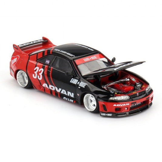NISSAN SKYLINE GT-R (R33) ADVAN KAIDO*HOUSE MINI GT 1:64