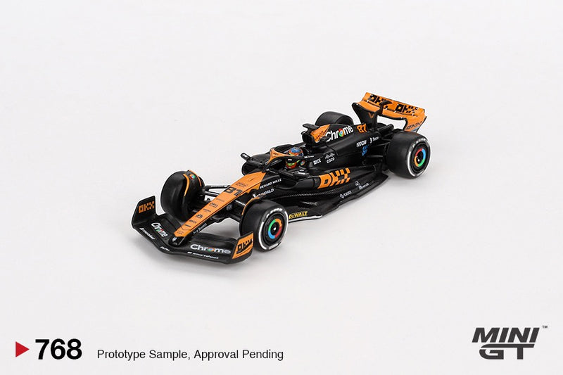 Chargez l'image dans la visionneuse de la galerie, MCLAREN MCL60 #81 OSCAR PIASTRI GP DU JAPON 3ÈME PLACE 2023 MINI GT 1:64
