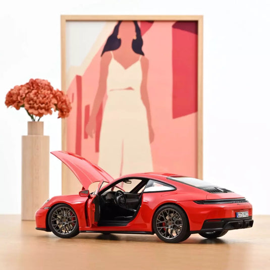 PORSCHE 911 CARRERA 2025 RED NOREV 1:18
