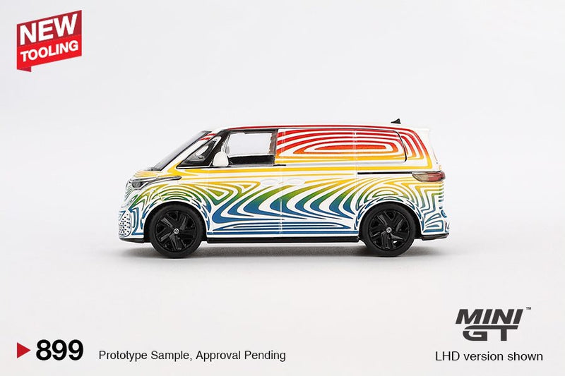 Load image into Gallery viewer, Volkswagen ID.BUZZ PROTOTYPE RAINBOW 2022 (LHD) MINI GT 1:64
