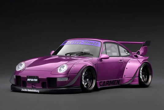 Porsche RWB 993 Purple IGNITION MODEL 1:18