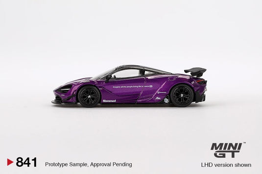 McLaren 720S LB WORKS PURPLE 2020 (LHD) MINI GT 1:64