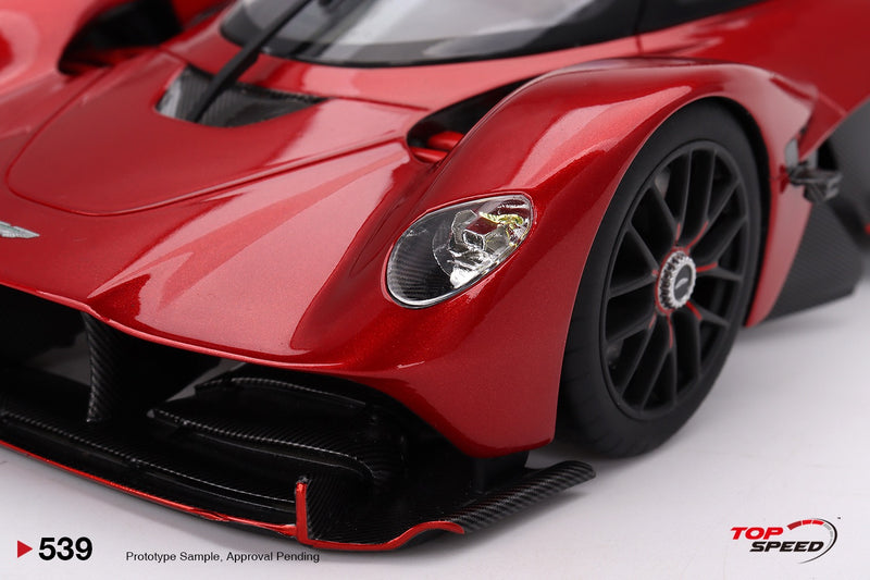 Load image into Gallery viewer, Aston MARTIN VALKYRIE HYPER Red TOP SPEED 1:18
