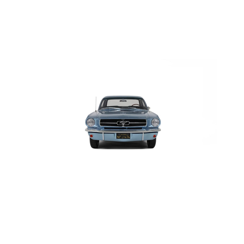 Load image into Gallery viewer, Ford MUSTANG V8 HARDTOP SILVER BLUE PONY 1965 OTTOmobile 1:12
