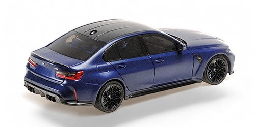 Bmw M3 2024 MAT BLUE METTALIC MINICHAMPS 1:18