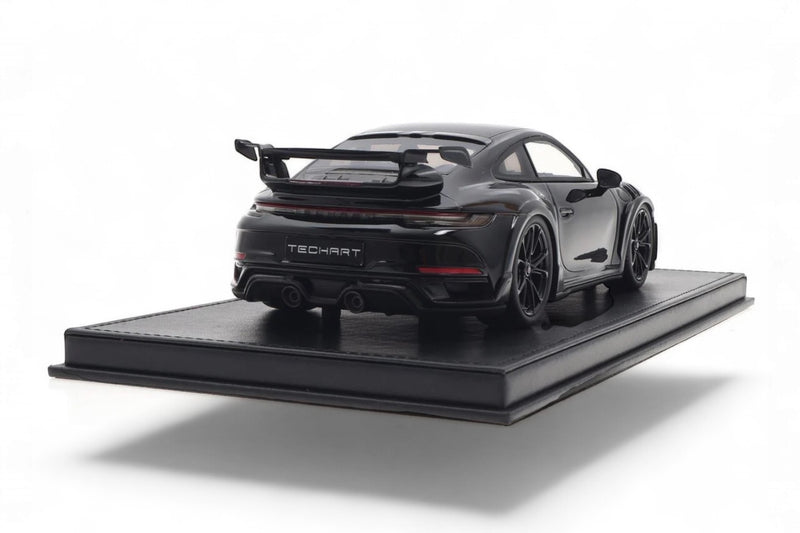 Chargez l'image dans la visionneuse de la galerie, Porsche 911 (992) TECHART GTstreet R Noir - Édition Limitée 21 sur 87 pièces - TECHART 1:18
