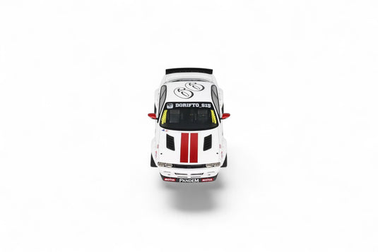Nissan SILVIA S14 BOSS ROCKET BUNNY WHITE 2024 OTTOmobile 1:18