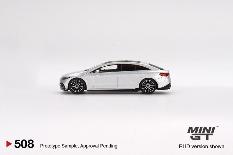 Load image into Gallery viewer, MERCEDES-BENZ EQS 580 4MATIC SILVER MINI GT 1:64
