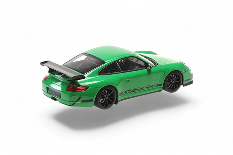 Load image into Gallery viewer, Porsche 911 (997.1) GT3 RS 2007 GREEN MINICHAMPS 1:18
