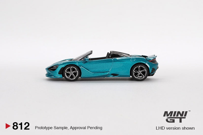 Chargez l'image dans la visionneuse de la galerie, MCLAREN 750S SPIDER BELIZE BLEU 2024 MINI GT 1:64
