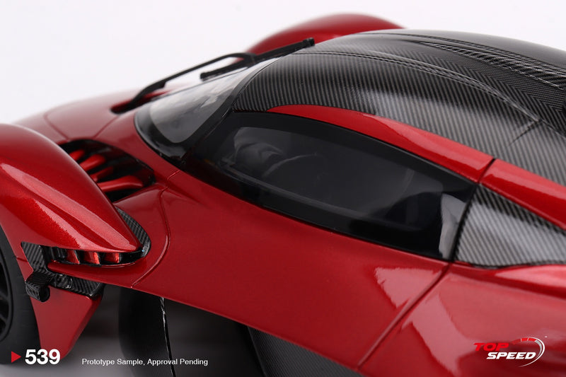Load image into Gallery viewer, Aston MARTIN VALKYRIE HYPER Red TOP SPEED 1:18
