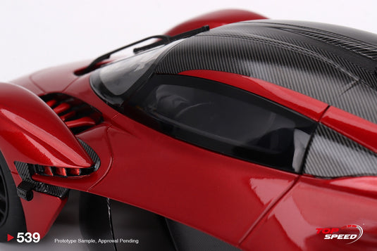 Aston MARTIN VALKYRIE HYPER Red TOP SPEED 1:18