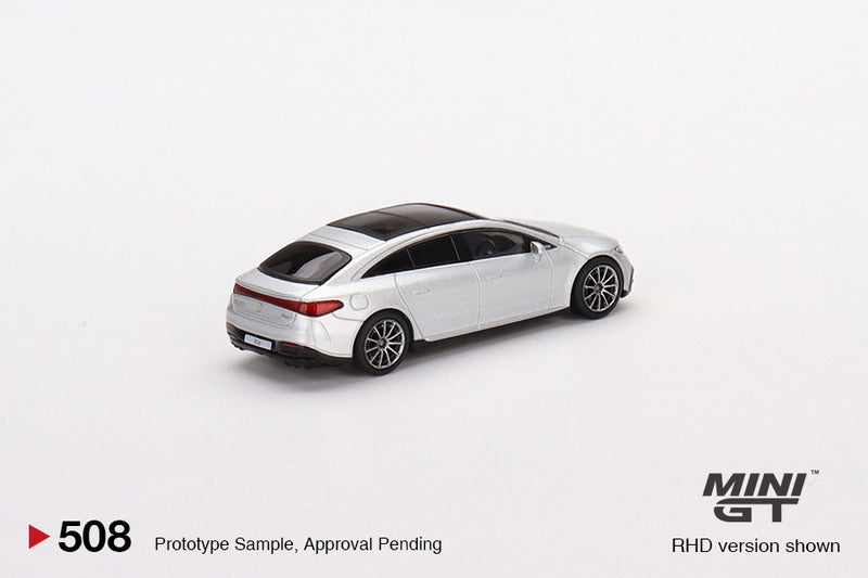 Load image into Gallery viewer, MERCEDES-BENZ EQS 580 4MATIC SILVER MINI GT 1:64
