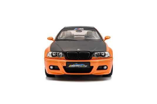 Bmw E46 M3 COUPE SOLIDO WORKS ORANGE 2000 SOLIDO 1:18