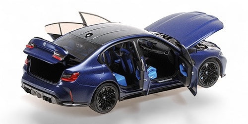 Bmw M3 2024 MAT BLUE METTALIC MINICHAMPS 1:18