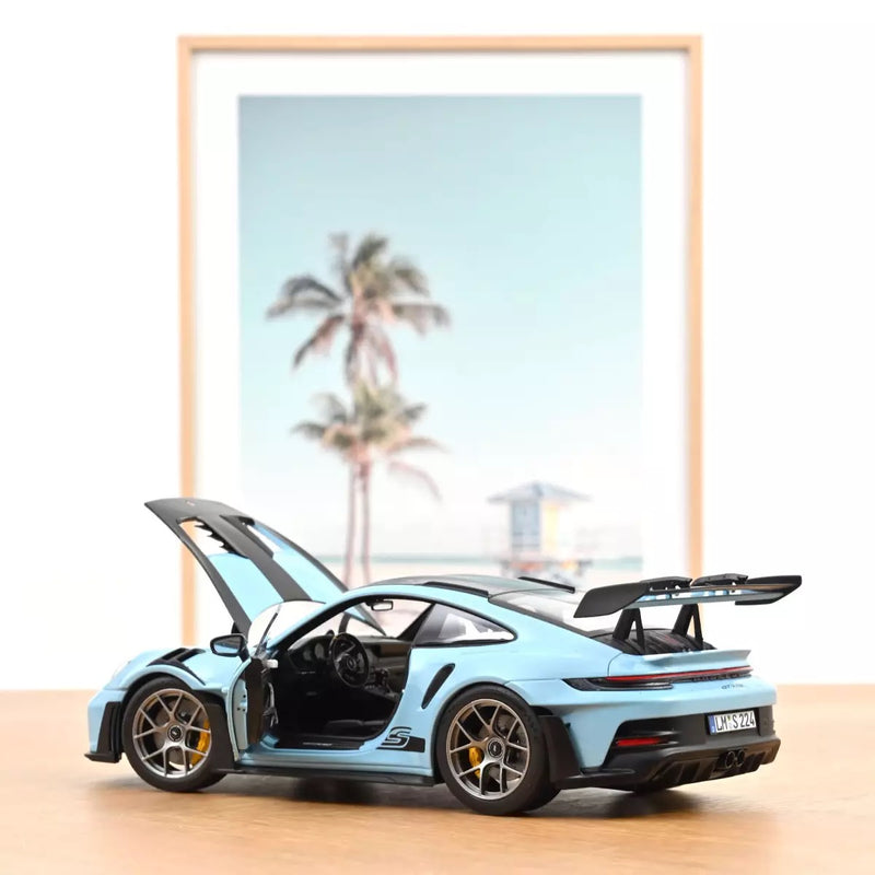 Load image into Gallery viewer, Porsche 911 GT3 RS w/Weissach Pack 2022 Blue NOREV 1:18
