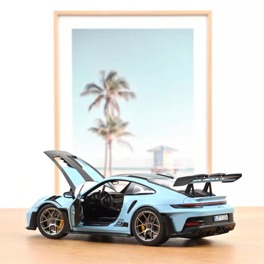 Porsche 911 GT3 RS w/Weissach Pack 2022 Blue NOREV 1:18