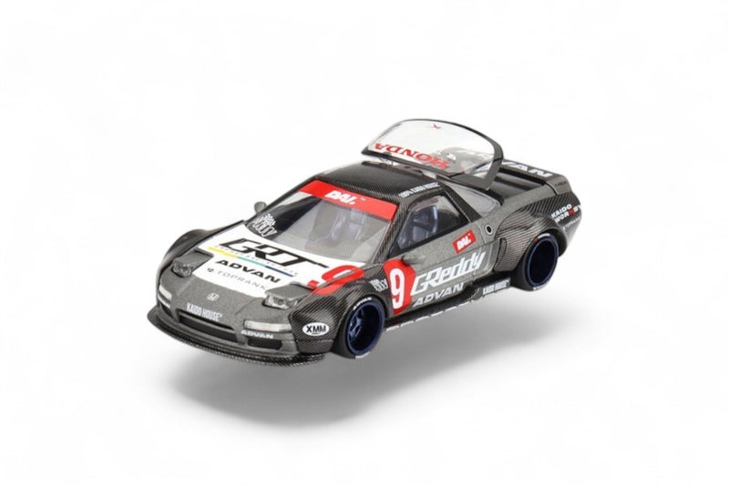 Laad de afbeelding in de Gallery-viewer, HONDA NSX TESTAUTO SPEC V1 KAIDO*HOUSE MINI GT 1:64
