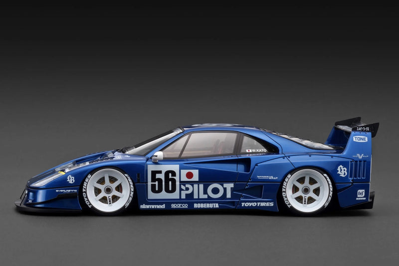 Load image into Gallery viewer, Ferrari LB-WORKS 40 Blue/White IGNITION MODEL 1:18
