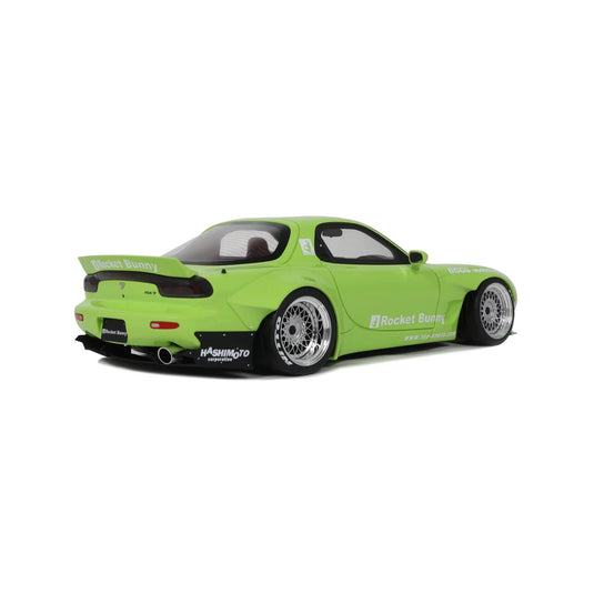 Mazda RX7 (FD3S) ROCKET BUNNY AERO (V1) PEARL GREEN 2015 OTTOmobile 1:18
