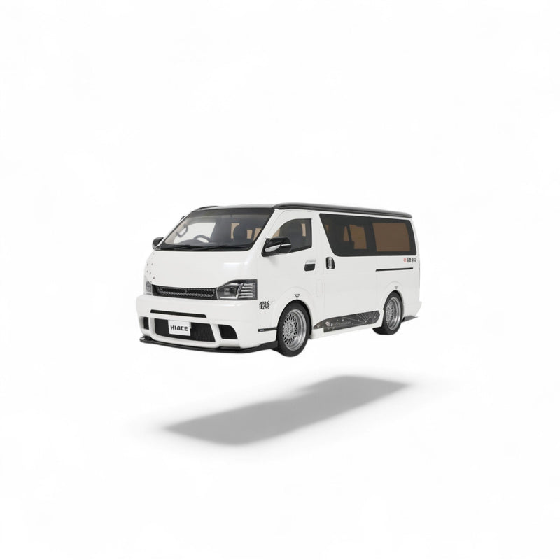 Load image into Gallery viewer, TOYOTA HIACE SUPER GL CUSTOM PEARL WHITE 2008 OTTOmobile 1:18
