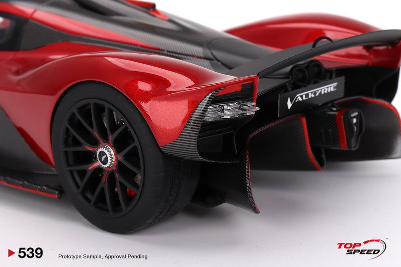 Load image into Gallery viewer, Aston MARTIN VALKYRIE HYPER Red TOP SPEED 1:18
