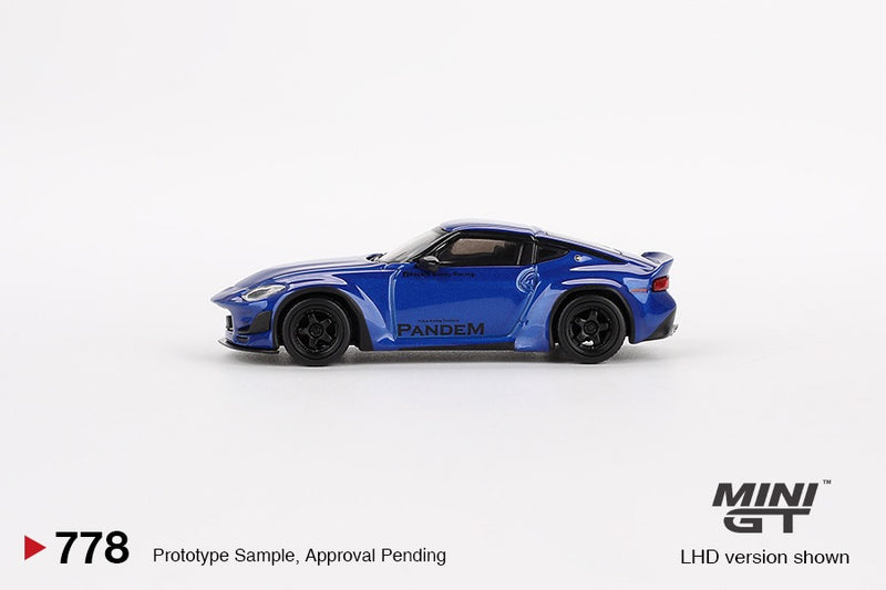 Load image into Gallery viewer, Nissan Z PANDEM SEIRAN BLUE 2024 (LHD) MINI GT 1:64
