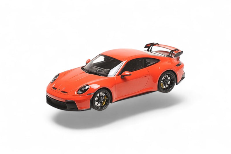 Load image into Gallery viewer, Porsche 911 (992) GT3 2021 Orange/Black MINICHAMPS 1:18

