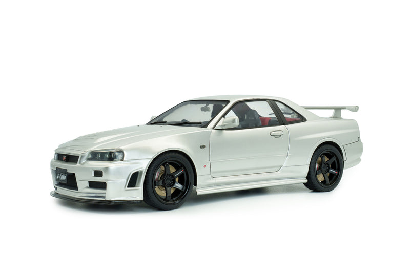 Load image into Gallery viewer, NISSAN SKYLINE (R34) GT-R Z TUNE SILVER 1999 SOLIDO 1:18

