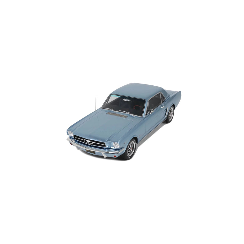 Load image into Gallery viewer, Ford MUSTANG V8 HARDTOP SILVER BLUE PONY 1965 OTTOmobile 1:12
