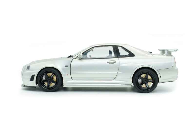 Load image into Gallery viewer, NISSAN SKYLINE (R34) GT-R Z TUNE SILVER 1999 SOLIDO 1:18
