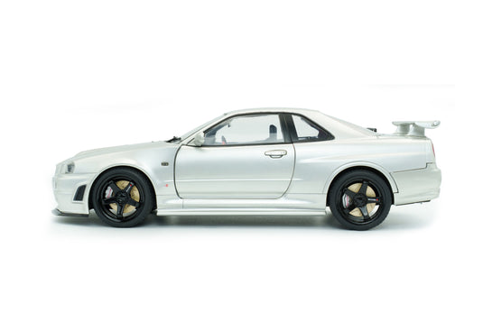 NISSAN SKYLINE (R34) GT-R Z TUNE SILVER 1999 SOLIDO 1:18