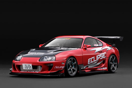 TOYOTA SUPRA RZ (JZA80) ORIDO-STREET RED IGNITION MODEL 1:18