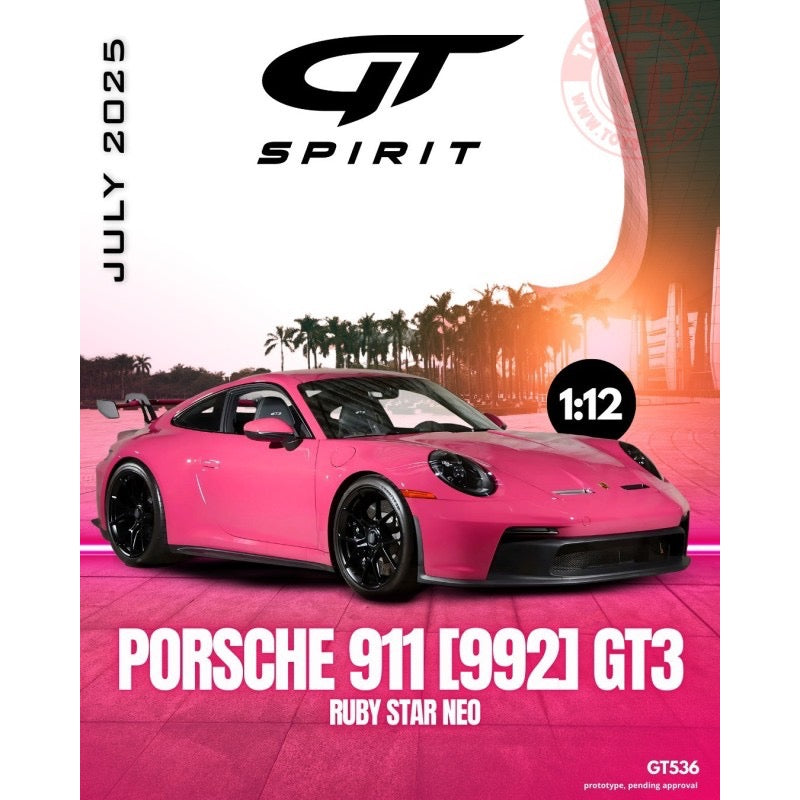 Load image into Gallery viewer, Porsche 911 [992] GT3 RUBY STAR NEO 2021 GT SPIRIT 1:12
