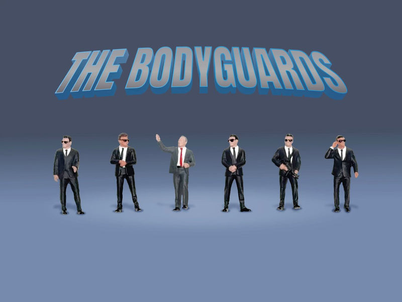 Load image into Gallery viewer, The BODYGUARDS Figure set (Car not included) AMERICAN DIORAMA 1:64
