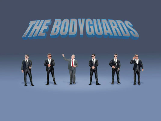 The BODYGUARDS Figure set (Car not included) AMERICAN DIORAMA 1:64