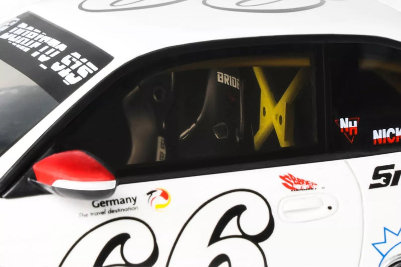 Load image into Gallery viewer, Nissan SILVIA S14 BOSS ROCKET BUNNY WHITE 2024 OTTOmobile 1:18
