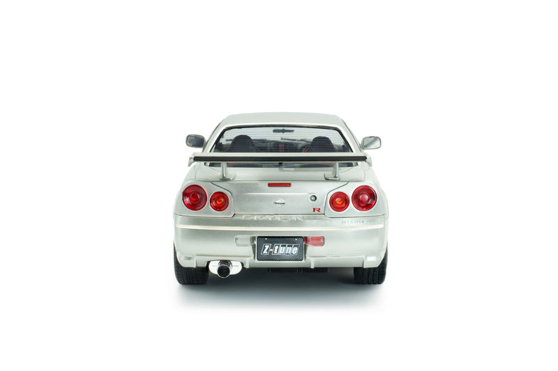Load image into Gallery viewer, NISSAN SKYLINE (R34) GT-R Z TUNE SILVER 1999 SOLIDO 1:18
