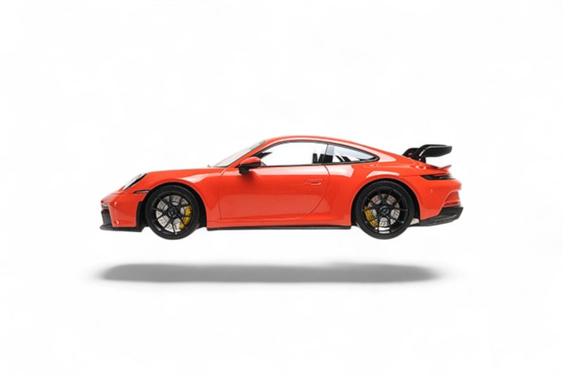 Load image into Gallery viewer, Porsche 911 (992) GT3 2021 Orange/Black MINICHAMPS 1:18
