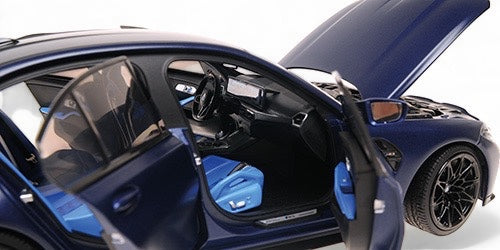 Load image into Gallery viewer, Bmw M3 2024 MAT BLUE METTALIC MINICHAMPS 1:18
