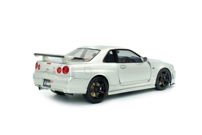 Load image into Gallery viewer, NISSAN SKYLINE (R34) GT-R Z TUNE SILVER 1999 SOLIDO 1:18
