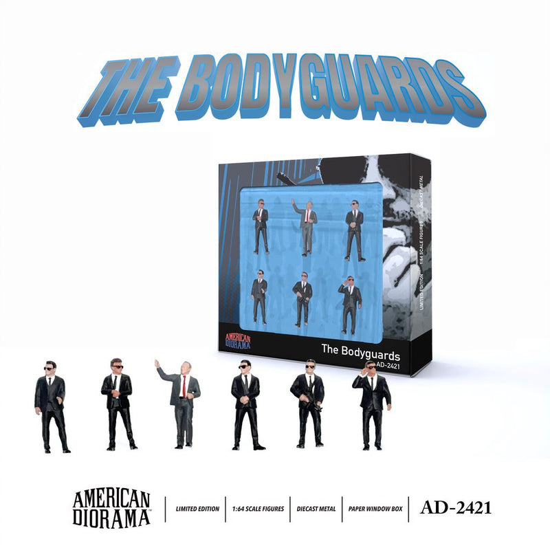 Load image into Gallery viewer, The BODYGUARDS Figure set (Car not included) AMERICAN DIORAMA 1:64

